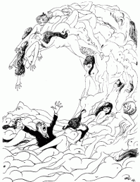 Глядя на это, почему-то вспомнилась карикатура Херлуфа Бидструпа "Порнографическая волна" :).