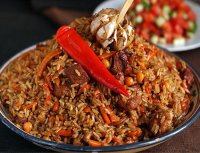 А ЭТО САМЫЙ ЛУЧШИЙ И САМЫЙ ВКУСНЫЙ ПЛОВ С РИСА СОРТА ДЕВЗИРА.ТОЛЬКО ДОРОГОЕ ЭТО УДОВОЛЬСТВИЕ