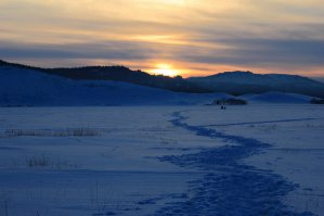 В Казахстане тоже зима прикольная.