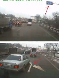 господа, прежде, чем ругать рега за его маневр, посмотрите на знаки - они всюду :)