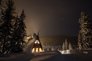    Зима — это шедевр на фотографии