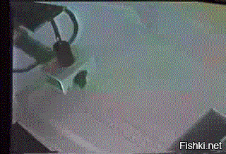 кстати, такое кольцо дыма натолкнула Николу Теслу на опыт передачи энергии на расстояние без проводов. Для чистоты эксперимента он взял чернила и также вытолкнул их из специальной коробки в бассейне. Кольцо шло до следующей стены не смешиваясь с прозрачной водой (на гифке ниже повторение его опыта). Судя по книжке о Тесле его опыты с беспроводной передачей такого рода энергии увенчались успехом. Насколько я понял тут было важно создать тороидальное вращение.