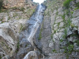 Если в самой Теберде, то это водопад Кель-Баши