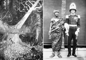 Судя по костям под священным деревом, дикари-англичане разорили вполне мирный и цивилизованный город.