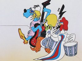 Баю-баюшки-и-баю-у-у, 
Не ложися, на краю-у-у,
Придет серенький волчо-о-о-к,
И укусит за бочок!