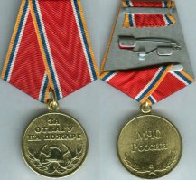 Дать Медаль "За Отвагу на Пожаре" !
или хотя бы МЧС-ную Медаль !