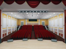 Вот что видит Серёга Зверев со сцены.
Звезда в шоке — на концерт никто не пришёл!