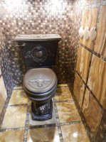 ракушки в туалете как в фильме Разрушитель ;)