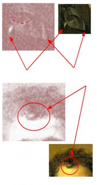На портрете Кипренского лицо Александра Сергеевича довольно вытянутое. Нос длинный. Кончик носа ниже ноздрей. А на фото у человека совсем другие пропорции лица и кончик носа на уровне ноздрей. Зато элементы одежды в точности совпадают. Даже лепесток платка одной формы. Так же локон волос идентичен. Не делали же съёмку Пушкина в момент написания портрета? Скорее всего это фэйк. Человек, который сделал этот фэйк, взял за основу портрет Кипренского.