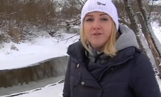 Дело было в Резекне (Латвия) Вот этот урод и храбрая девушка