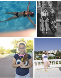 а это ее фотки вконтакте, она не дура, занимается видеосъемкой свадеб, другими проектами и явно хочет прославиться.