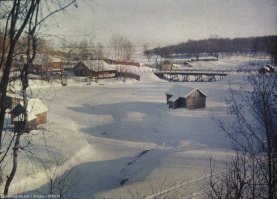 Яуза. У моста на Осташковской дороге, сейчас это Бабушкинский район