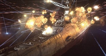 брехня это. настоящий "Ямато" улетел сражаться с Империей Гамилус! )))