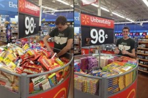 Перепутаны фото. 
Слева направо:
1. Смотри, как тут все классно уложено!
2. Мля! Моя линза!