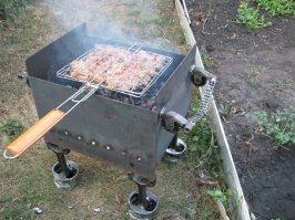 Чуть глубоковат.Подрезать не стал-хотелось мяса скорей.Цепи не горячие,можно переносить.