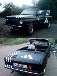 Парень сделал кабриолет из Запорожца