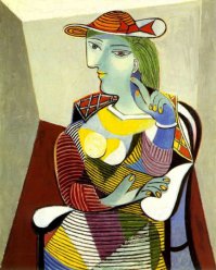 "А когда он умер (Пикассо), прожила еще четыре года и повесилась."
А что ей оставалось, с такой внешностью! Наверное, только Пабло Пикассо, единственный и любил такую!