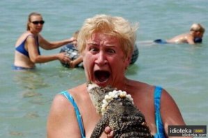 У всех людей разная реакция на испуг!