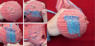 Заштопать старые.