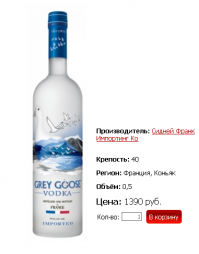 из всего что я пробовал, больше всего мне нравится  Водка Грей Гуз.