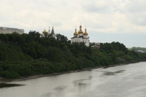 Зимняя Тюмень с высоты