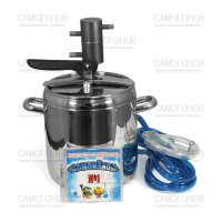 Самогонный аппарат "Домовёнок-3"
 Цена: 1 800 руб.

Дополнительная информация

    Серия: "Домовёнок"
    Материал корпуса: Сталь нержавеющая высококачественная
    Производительность при дистилляции, л/час: 1,3
    Производительность при повторной дистилляции л/час: 2,6
    Установочный диаметр, мм: 20
    Возможность модернизации: Нет
    Высота самогонного аппарата над ёмкостью, мм: 150
    Срок гарантии, лет: 1
    Страна происхождения: Россия
    Вес в упаковке, кг: 0.8