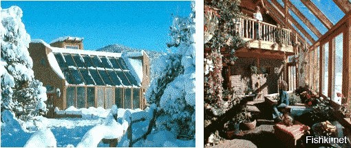 Подобные дома строят в Скандинавии с 70-х годов прошлого века.В системы вложено почти 100000евро.Счетов у них нет,т.к. это зелёный дом,smarthouse.Этому дому 10лет.Не сгнил и не покрылся плесенью,как видно на видео.В России систему экодомов разработал физик И.А.Огородников ещё в конце 80-х.Причём для Сибири.Вся информация есть в интернете.Знаменитый *солнечный дом* Дугласа Балкомба построен аж в 1979 году и жив до сих пор:)