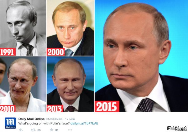 Ждём следующий пост на тему: как менялся президент России.