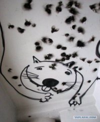 Да у нас на чём только не рисовали копчением=)