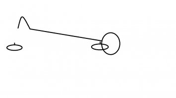 Я больше скажу: когда его ввернули "хозяин" и сдвинул его вправо, потом "хозяйка" повернула крючок влево и он перевернулся) Типа того: