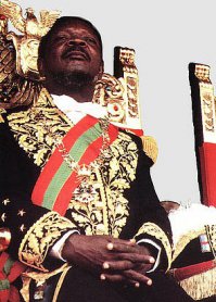 Жан-Беде́ль Бокасса́ - тогда понравилась эта история !
Президент Центральноафриканской Республики (с 1 января 1966 по 4 декабря 1976г.), император Центральноафриканской империи с 4 декабря 1976 по 20 сентября 1979, маршал (19 мая 1974).