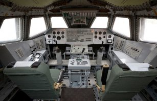 Кабина известного самолета времен СССР