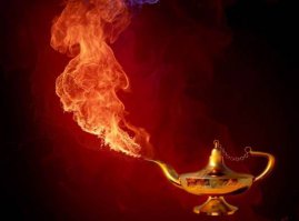 Огненный смерч в замедленном движении: видео