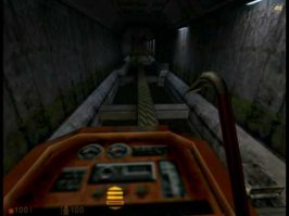 Напомнило Half Life с вагонеткой на затопленных рельсах. :)