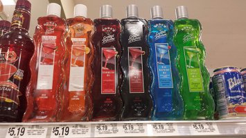 вот эти видел вчера пл 4.98. изза их формы и что они из стекла вытащить не уронив почти не реально!
у меня от них кстати аля расстройство желудка. слишком много аспартама!