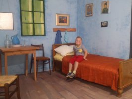 Недавно с сыном были на выставке!