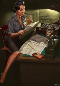 В стиле пин ап