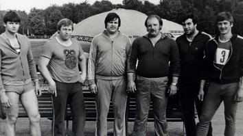 Фотография  - май 1983 года.... Сразу после установления мирового рекорда....