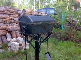 А это мой мангальчик... Брату на днюху сваял.