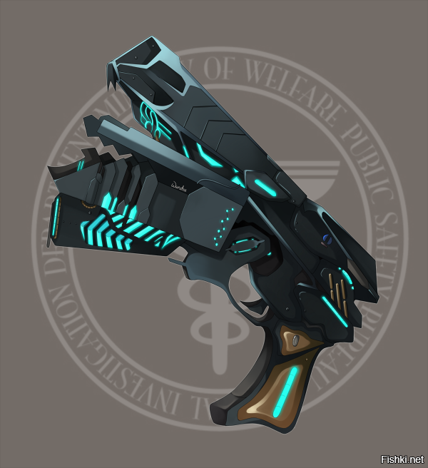 это же оружие из аниме "психопаспорт". прикольно.