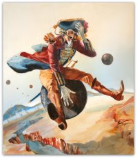 У нас так ещё в Русско-Турецкую (во второй половине 1730-х) один чувак летал. Немец, правда, но на нас работал. 
И даже совершил первую пересадку на другой летающий объект прямо в воздухе.
И не ссался.
Вот так-то!