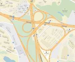 На пересечении МКАДа и Варшавского шоссе есть сова :)