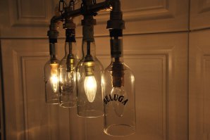 Люстра на кухню своими руками