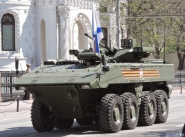 Автор выпей йаду. На фото французский VCBI, на прьевью к видео украинский БТР4.
Вот Бумеранг.