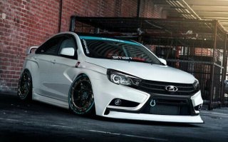 Российские дизайнеры представили тюнинг для LADA VESTA за 100 тысяч рублей