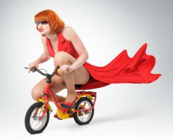 Японские школьницы на велосипедах (16 фото)