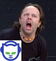 А чойта Шона Паркера за напстер не посадили? Помниццо говнометалика сильно возмущалась