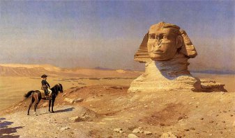 «Бонапарт возле Великого Сфинкса». Картина Жана-Леона Жерома(1868 год)