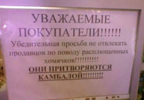 Надписи с юмором 
