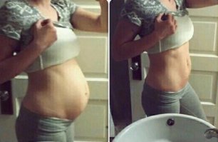 А эта по ходу родила...